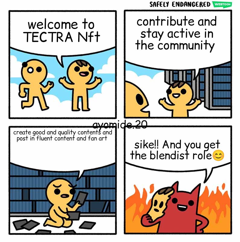 AYOMI35571's tweet photo. My first memes into Tectra Nfts @TectraNFT
My passiveness and activeness on the prj is top notch
Can't wait to make more friends in Thier dc and continue to being supportive to thisgreat project 
@max_vezeus @Mollydxo_11 @TectraNFT https://t.co/Iuwr5tQFBj