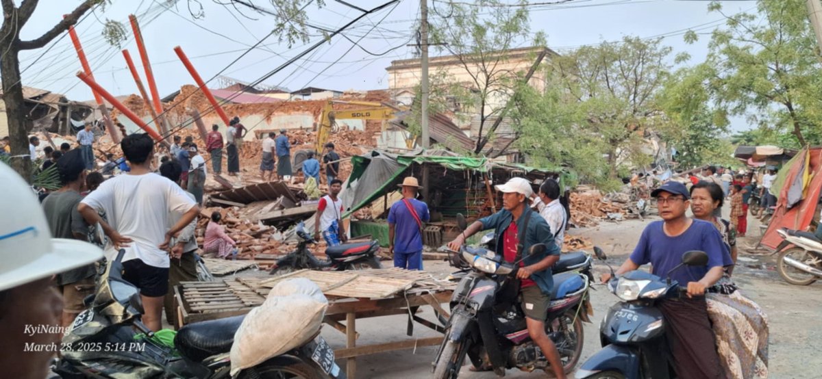 The death toll from Myanmar's earthquake haw now risen to well over 2,000 and can be expected to climb much higher as the destruction emerges from areas cut off by war. Yet another blow for a country where millions had already lost almost everything. #WhatsHappeningInMyanmar