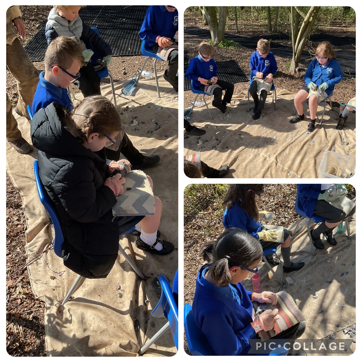 Wildwoodcraft day 2 working as a Stone Age person <a href="/WinchelseaDonna/">Donna Morley</a> <a href="/WinchelseaSch/">WinchelseaPrimarySchoolOfficial</a>
