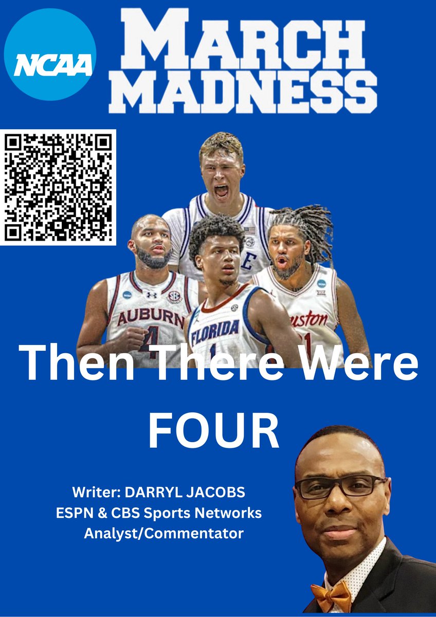 BREAKING NEWS! 

Who Will Claim the Men's National Championships Title?

 What is your prediction? 

My Final Four Brief Preview and Prediction 

#ESPN #CBSSPORTS #NCAA #FINALFOUR #MARCHMADNESS 

(Scan QR Code on Photo to Read)