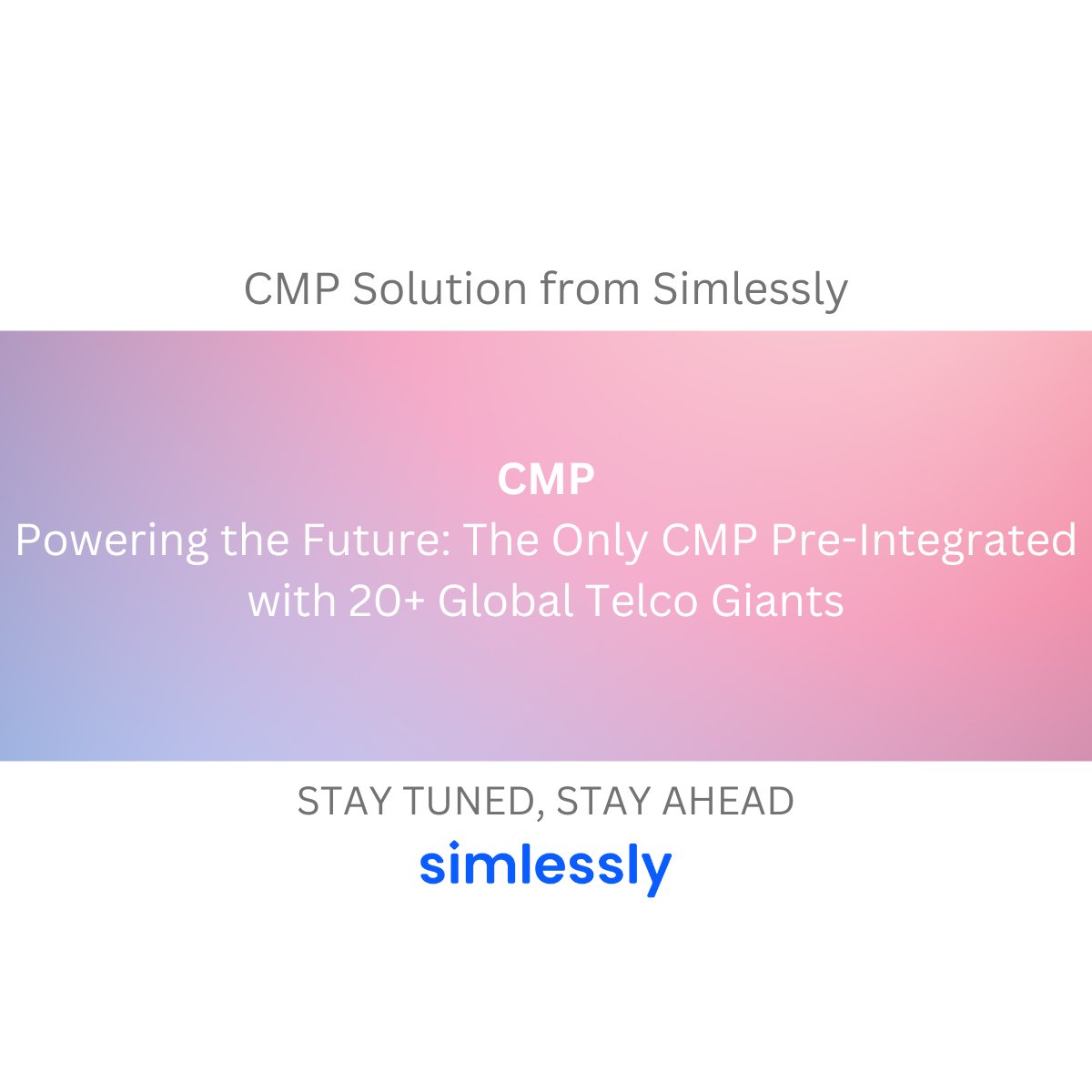 Simlessly_Inc's tweet photo. Manage SIMs &amp; eSIMs globally with Simlessly's CMP!
🌐 Pre-integrated with 20+ operators, get real-time monitoring, data insights, &amp; simplified SIM management.
Learn more: https://t.co/PCRgFI0pvw
#CMP #eSIM #SIMManagement #Connectivity https://t.co/cgdrGAVJ2k