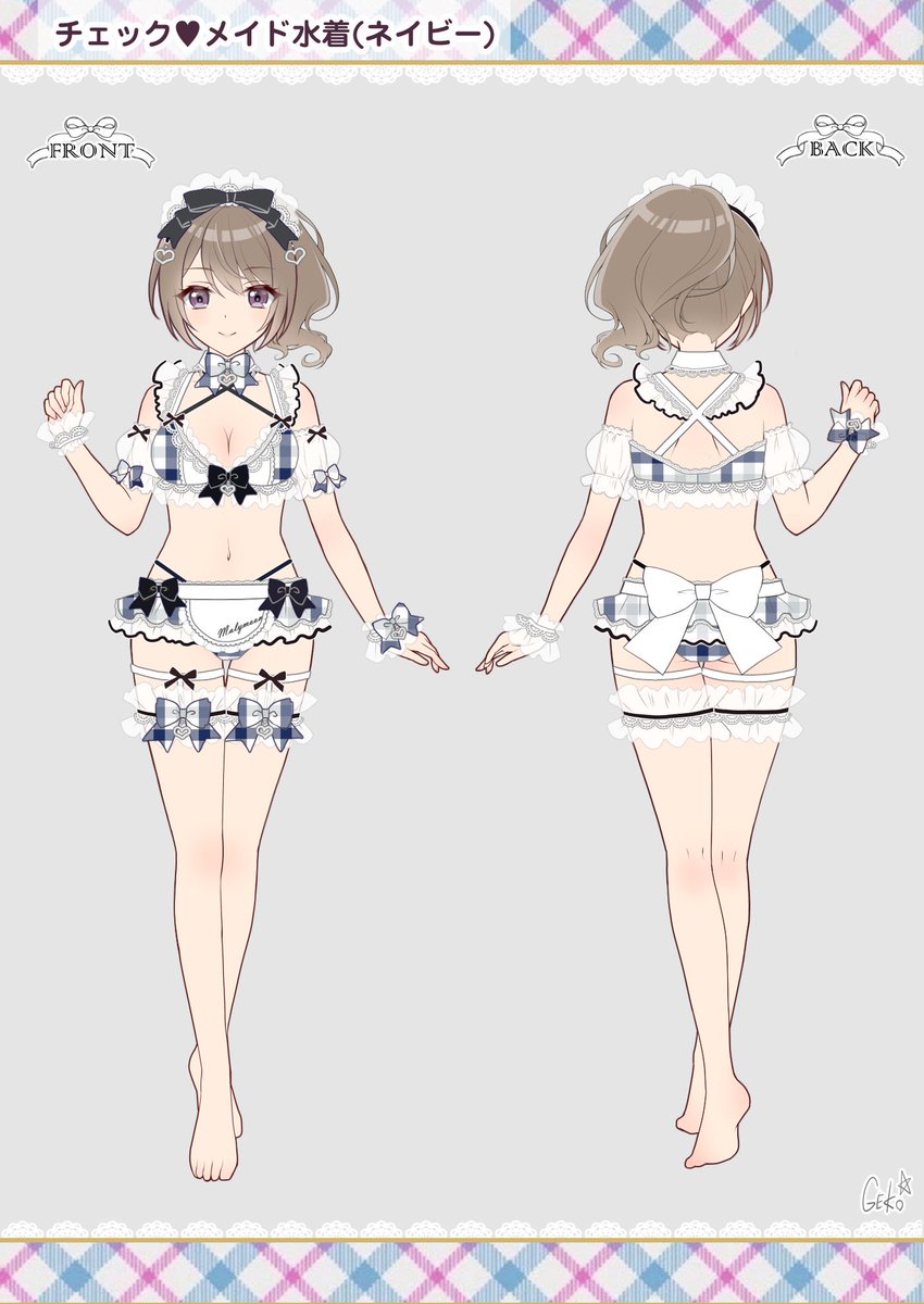 Malymoon様 新作「映え水着」のデザインを担当させて頂きました