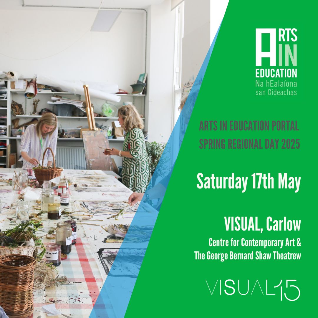 Artists, teachers and arts/creativity in education professionals - would you like to share your Project at the Portal Spring Regional Day on 17th May at <a href="/VisualCarlow/">VISUAL Carlow</a>  ? We are inviting proposals, deadline extended to 7 April. Find out more: bit.ly/41V3xob
