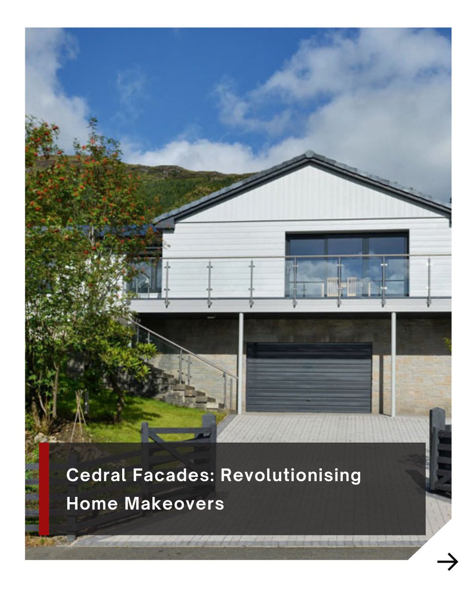 Architects are utilising Cedral facades to give homes contemporary makeovers with sustainable cladding.

👉 For more details, click here - architectsdatafile.co.uk/news/how-archi…

#HomeRenovation #SustainableBuilding #ModernArchitecture #Cedral #architectsdatafile #adf

<a href="/CedralUK/">Cedral UK by Etex</a>