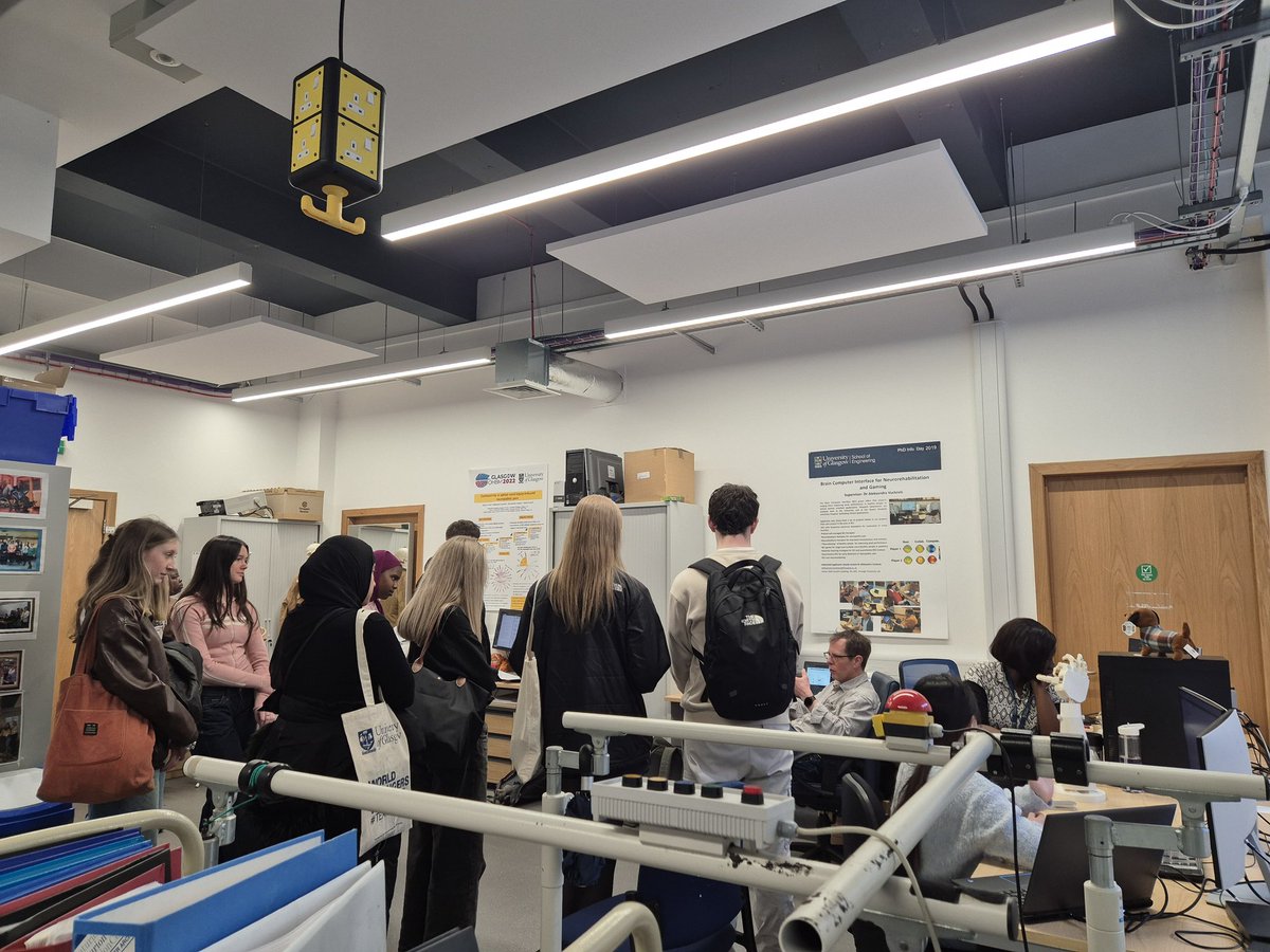 The CRE lab is demonstrating some of our research for offer holders day!