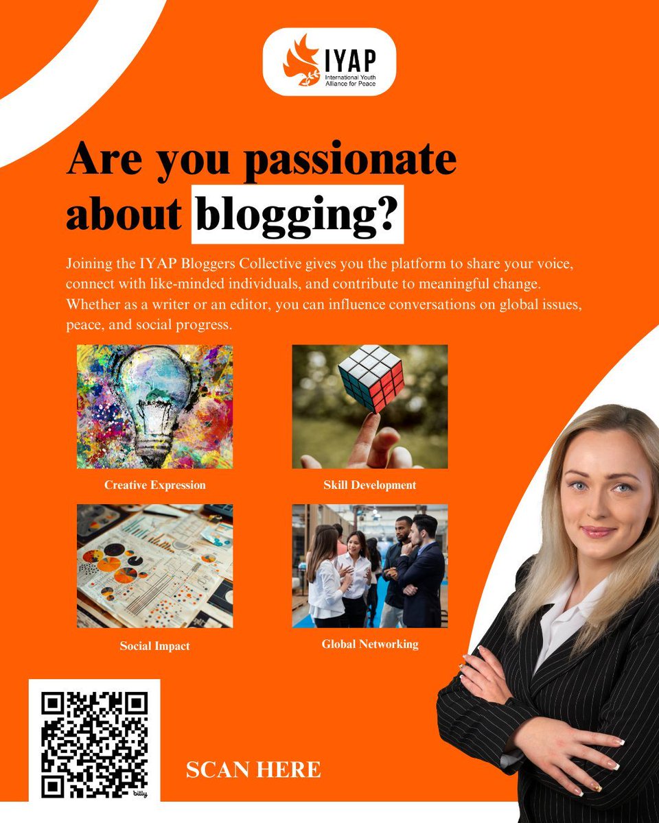 IYAP_org's tweet image. Your Voice, Your Impact! 
Passionate about storytelling &amp;amp; social change? Join the IYAP Bloggers Collective and turn words into action! 📝🌍

Apply now: bit.ly/3XWwfUq

#BloggersCollective #SpeakUp #YouthVoicesMatter #StorytellingForChange