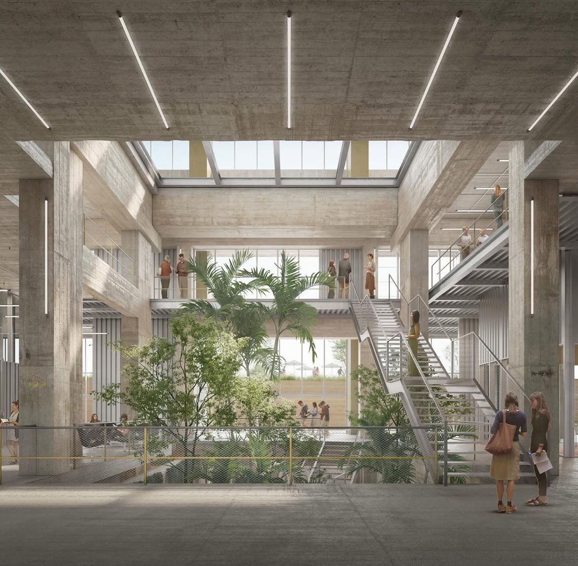 This promises to be spectacular!

Adaptive reuse of coal power station into Barcelona tech hub, by Garcés de Seta Bonet Arquitectes/Marvel
