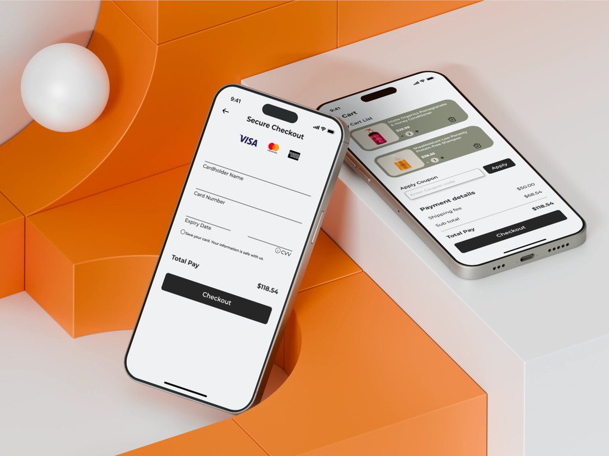 otd_design's tweet image. Daily UI Challenge - Day 2🚀

Prompt: Credit Card Checkout
Feedback? 

#DailyUI #DailyUIChallenge #uiuxdesign  #100DaysOfDesign #UIDesign #UXDesign