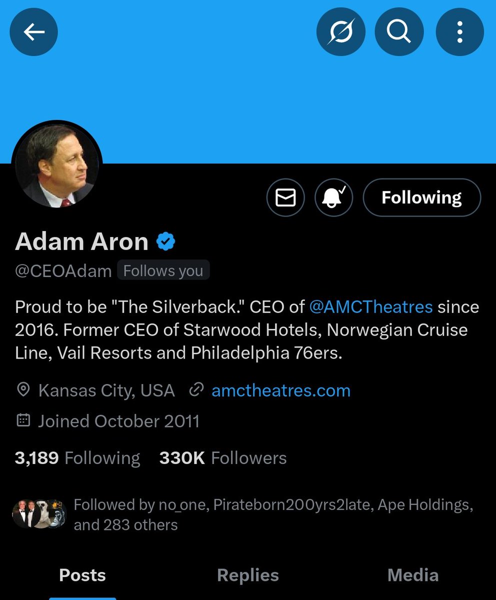 PreacherAMCGME's tweet image. I definitely did not wake up today hoping for a follow from the big silverback!
It is an honor my good sir @CEOAdam!
United we stand!
#AMC #ApesTogetherStrong