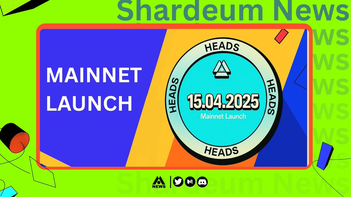 Hey #shardian

<a href="/shardeum/">Shardeum</a> #Mainnet is coming – APRIL 15, 2025 🔥

Shardeum is making history🚀The world’s first EVM-based, autoscaling L1 blockchain is officially launching its mainnet.🔥

✅ Infinite scalability
✅ Low gas fees, forever
✅ Truly decentralized &amp; community-driven