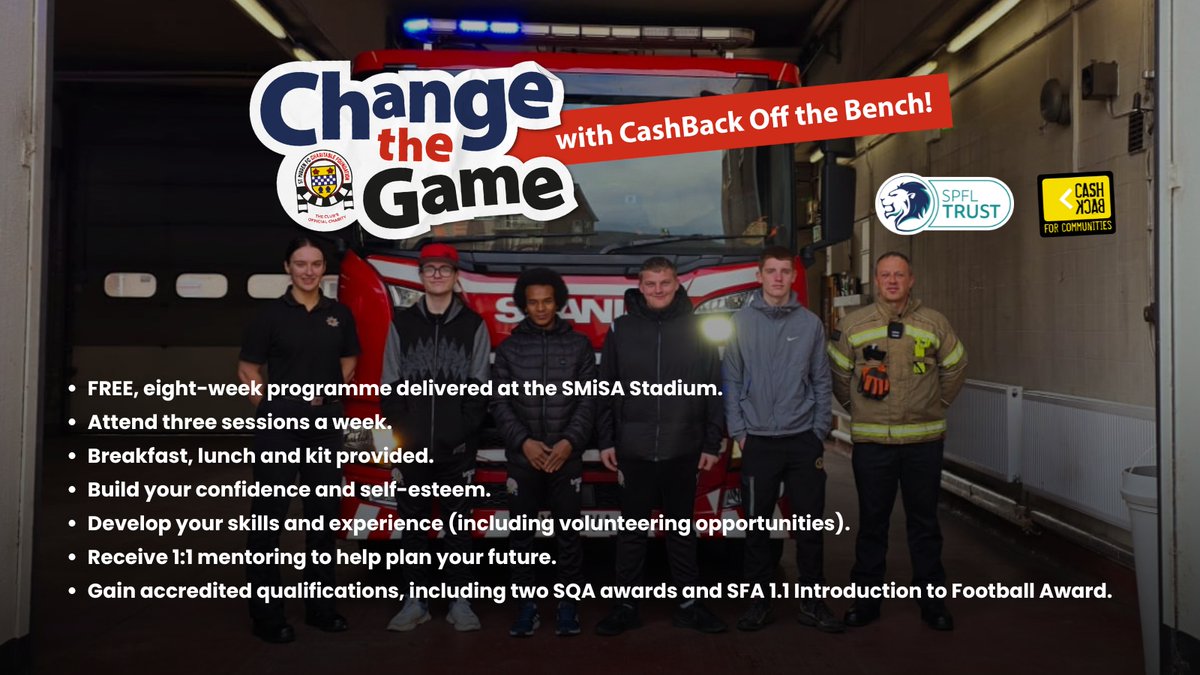 🚨 The countdown is on… our FREE Change the Game programme kicks off on 22nd April, and there is still time to sign up.

If you are 16-25, 👉🏻 forms.gle/kfHtSZKFZrZPob…

This is your chance to gain mentorship and accredited qualifications, develop your skills, and build confidence.