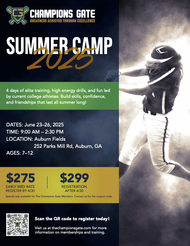 We are thrilled to announce our 5th Annual Softball Summer Camp! 🥎
✅ Expert Coaching from current college softball players  
✅ Drills focused on technique and game strategy  
✅ Team-building activities and friendly competitions  
 #5thAnnualSoftballCamp #SoftballCamp2025