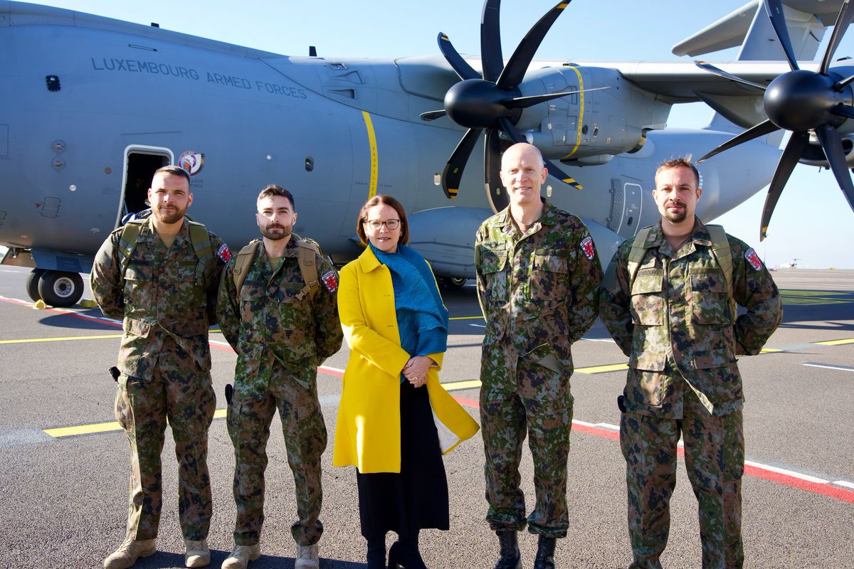 Yuriko Backes (@yuriko_backes) on Twitter photo Happy to welcome belgian Minister of Defence <a href="/FranckenTheo/">Theo Francken</a> to Luxembourg for the joint deployment of our troops to <a href="/NATO_KFOR/">NATO Kosovo Force - KFOR</a> in Kosovo 🇽🇰. This is a new milestone in our trilateral military cooperation. I am proud that this #Benelux deployment is under Luxembourgish lead. 🇧🇪🇳🇱🇱🇺 Happy to welcome belgian Minister of Defence <a href="/FranckenTheo/">Theo Francken</a> to Luxembourg for the joint deployment of our troops to <a href="/NATO_KFOR/">NATO Kosovo Force - KFOR</a> in Kosovo 🇽🇰. This is a new milestone in our trilateral military cooperation. I am proud that this #Benelux deployment is under Luxembourgish lead. 🇧🇪🇳🇱🇱🇺