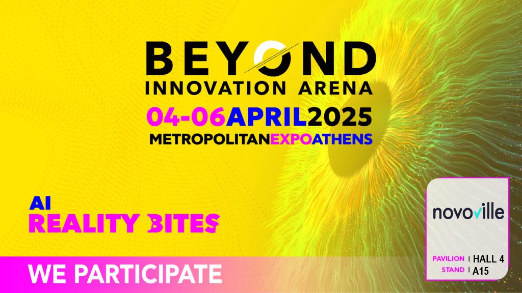 📢 Meet Novoville at BEYOND 2025!
Join us on April 4-6 at HALL 4 - STAND A15 in Athens to explore our cutting-edge GovTech solutions for smarter, citizen-centric governance. Let’s shape the future of public service delivery together!
#BEYOND2025 #Novoville #GovTech #SmartCities