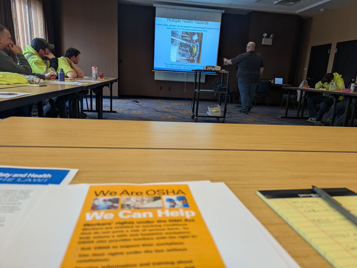 AlwaysAUI's tweet photo. We recently held OSHA 10 classes for our crew because safety comes first—every time. Always Safe. Always Underground.
#OSHA10 #AlwaysUnderground #SafetyFirst https://t.co/wYa6BOjOiz
