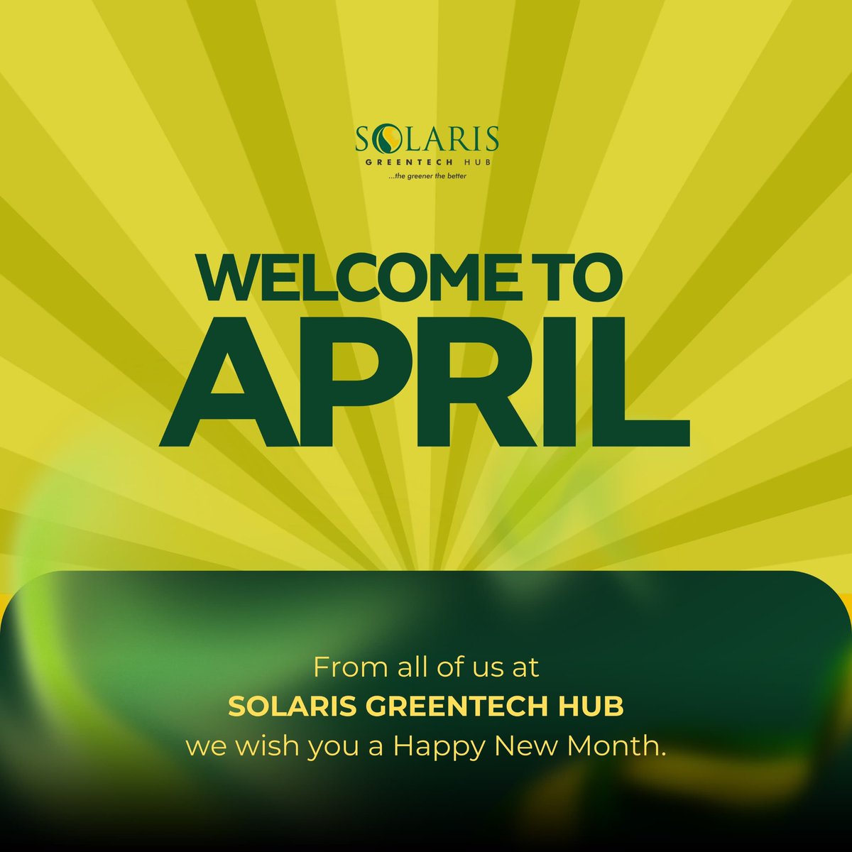 Happy New Month!
Welcome to April of greatness.

What are you buying from us today?

Send us a dm or reach us on 07025199779 to order a solar product for your home.

We are here to light up your world! 💡 

#newmonth
#April
#solaris