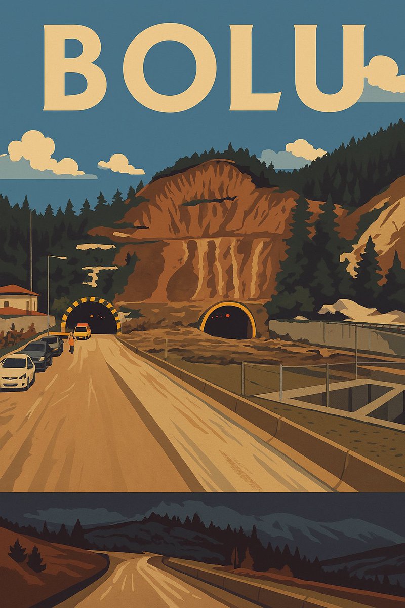 Bugün neredeyse unutulmuş olsa da 1935-1940 yılları arasında, insanları ABD'deki Ulusal Parklara davet etmek için vintage tarzı Ulusal Park posterleri vardı. Türkiye'de iz bırakan bazı heyelanlar için yapay zeka kullanarak benzer bir stil kullanmaya çalıştım. Örneklerden