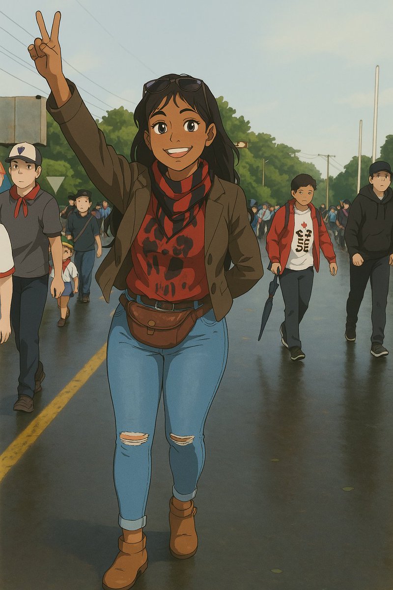 Caminamos porque respaldamos la paz, el amor, el trabajo... Vencimos y venceremos ♥️🖤♥️🖤

#FSLNAbrilVictorioso 
#PLOMO