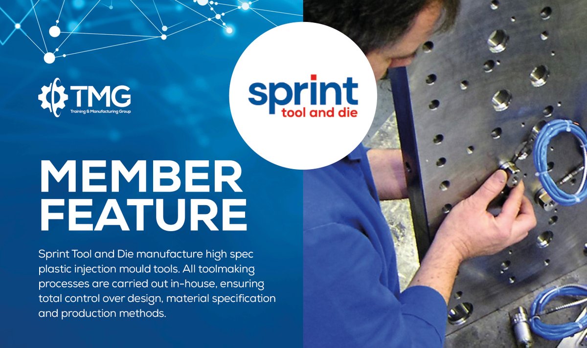 Training and Manufacturing Group (@incommtmg) on Twitter photo Member Spotlight: Sprint Tool and Die 🌟
Founded in 1989, Sprint Tool and Die is a trusted name in the UK that manufactures high-spec plastic injection mould tools. 
Visit their website: sprinttoolanddie.com
#SprintToolAndDie #UKManufacturing #InjectionMoulding #Toolmaking Member Spotlight: Sprint Tool and Die 🌟
Founded in 1989, Sprint Tool and Die is a trusted name in the UK that manufactures high-spec plastic injection mould tools. 
Visit their website: sprinttoolanddie.com
#SprintToolAndDie #UKManufacturing #InjectionMoulding #Toolmaking