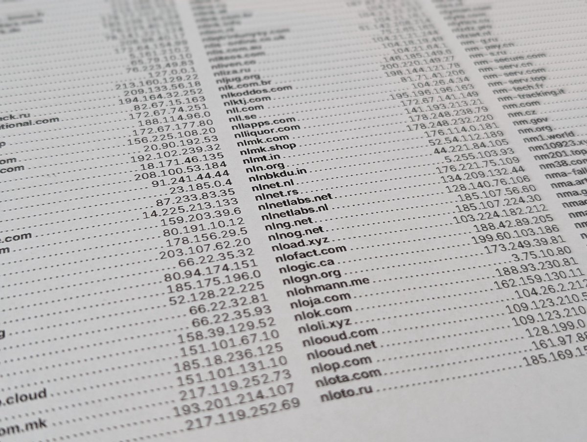 Whenever something doesn't work, it's generally the DNS. That's why we (re)introduce The Phone Book of The Internet. 

You can read more and download your own copy here: nlnetlabs.nl/news/2025/Apr/…