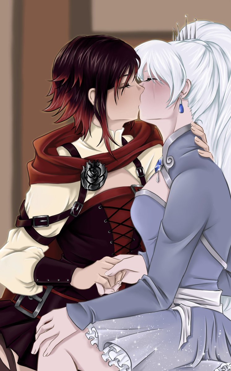 Me? Doing a #whiterose piece? This is not even an April's fool
Btw, this is a commission, and I'm quite happy how it turned out, even if I'm not used to drawing them! 
❤️🤍
#RubyRose #WeissSchnee #RWBY