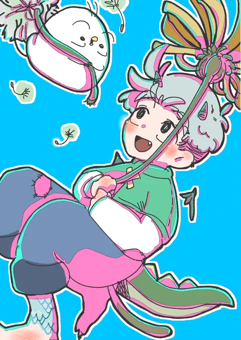 起きた時にはもう嘘つく時間過ぎちゃってた!!!!!わお だからドラゴン族っていうホントの事言っとこ。。