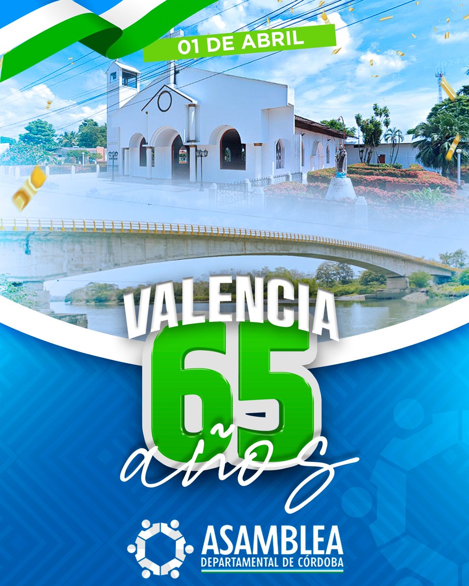 Feliz aniversario, Valencia de Córdoba!

Hoy celebramos la riqueza cultural, la belleza natural y la calidez de su gente. Que este nuevo año de vida sea lleno de prosperidad, paz y alegría para todos los valencianos

#ValenciaDeCordoba #Aniversario #FelizCumpleaños #Cordoba