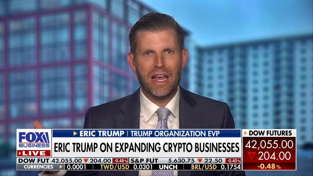 Eric Trump on 