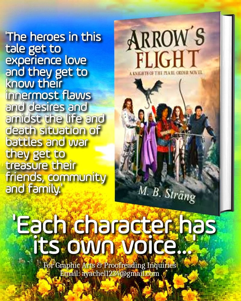 🌿🌻🌿 #BookRecommendations
'The author is a strong technical writer &amp; is quite deft at story crafting.'

🌻'ARROW'S FLIGHT: A Knights of the Pearl Order' by M.B. Strang  
 
BUY HERE: amazon.com/Arrows-Flight-…

#readingcommunity #writingcommunity #booklovers #fantasy