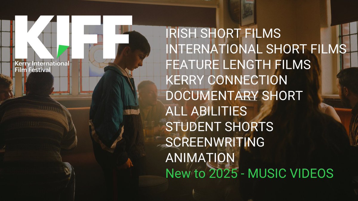The Earlybird Discount for KIFF submissions ends TODAY! ⏳ Submit your film before midnight and save!

📅 Deadline: Tonight
🎥 Submit now: filmfreeway.com/KerryIntFilmFe…

#KIFF #FilmFestival #SubmitYourFilm