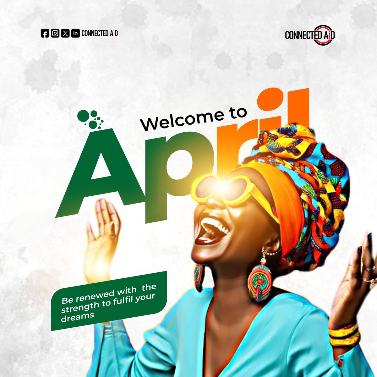 Be renewed with the strength to fulfill your dreams!

Happy New Month 🥂

#April2025 #happynewmonth #connectedaid