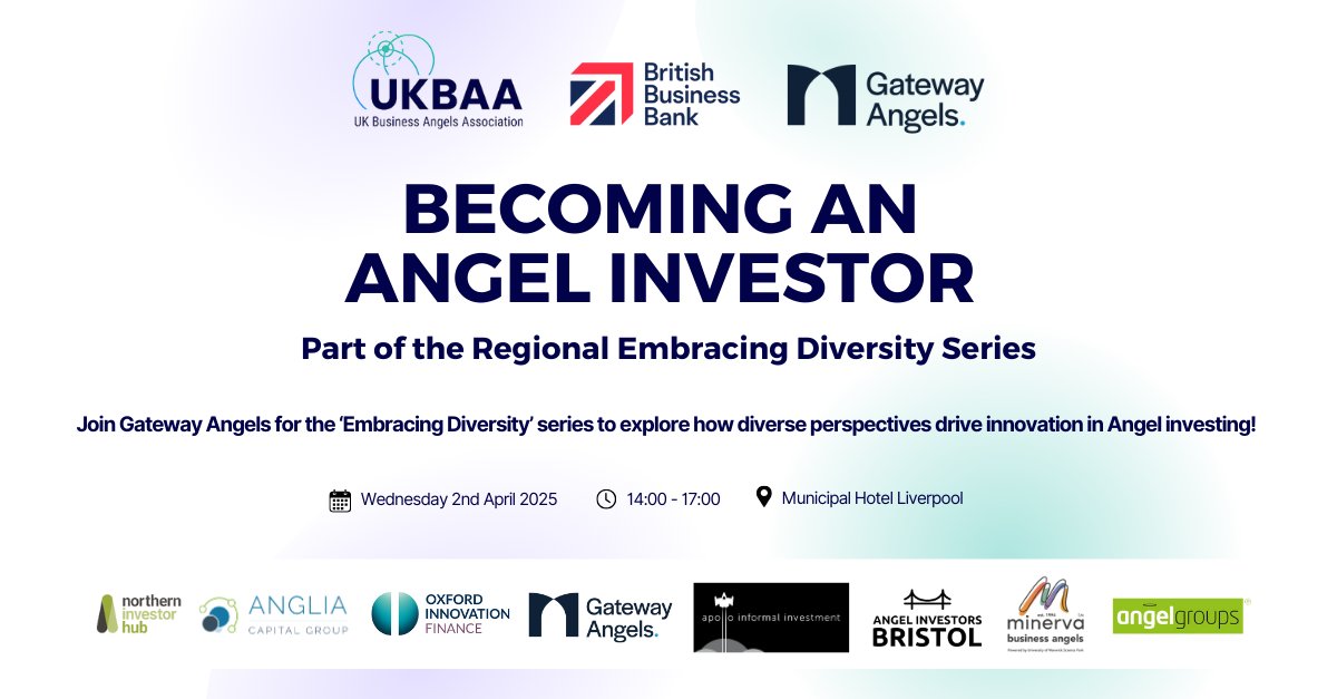 🚀 Tomorrow, UKBAA and British Business Bank head to Liverpool, as part of the Embracing Diversity Roadshow.

📅 2nd April, 14:00 - 17:00
📍 Location: Municipal Hotel Liverpool
🤝 In partnership with Gateway Angels

Don't miss out: eu1.hubs.ly/H0hWPmf0