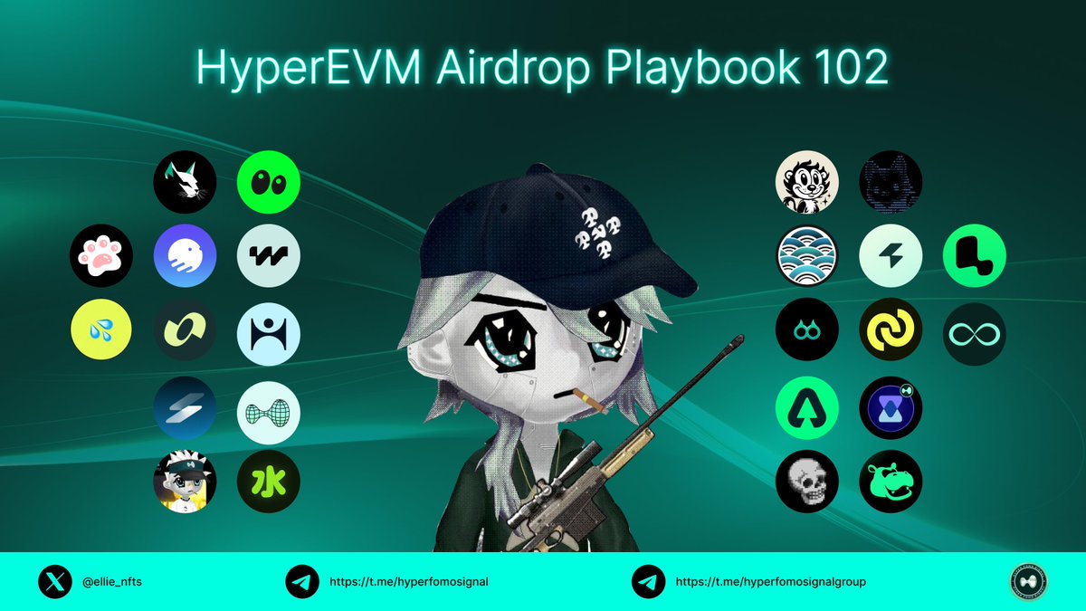 HyperEVM Airdrop Playbook 102

1/ Get $HYPE on HyperEVM:
- Create your HL account: app.hyperliquid.xyz/join/ELIESOL 
- Highly recommended: Register with an email for a better user experience.
- Send USDC (Arbitrum) to your Hyperliquid address &amp; buy $HYPE.
- Click the "Transfer to EVM"
