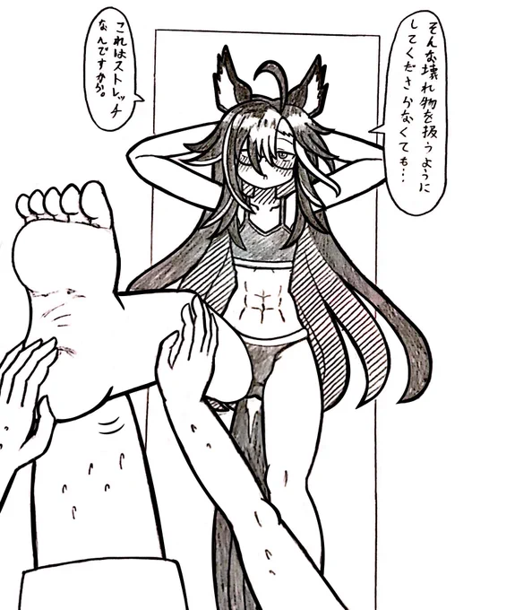 #ウマ娘 
ドリジャ姉さんのサポカ文にやられたので、別のシチュエーションでも言ってもらいたくなった 