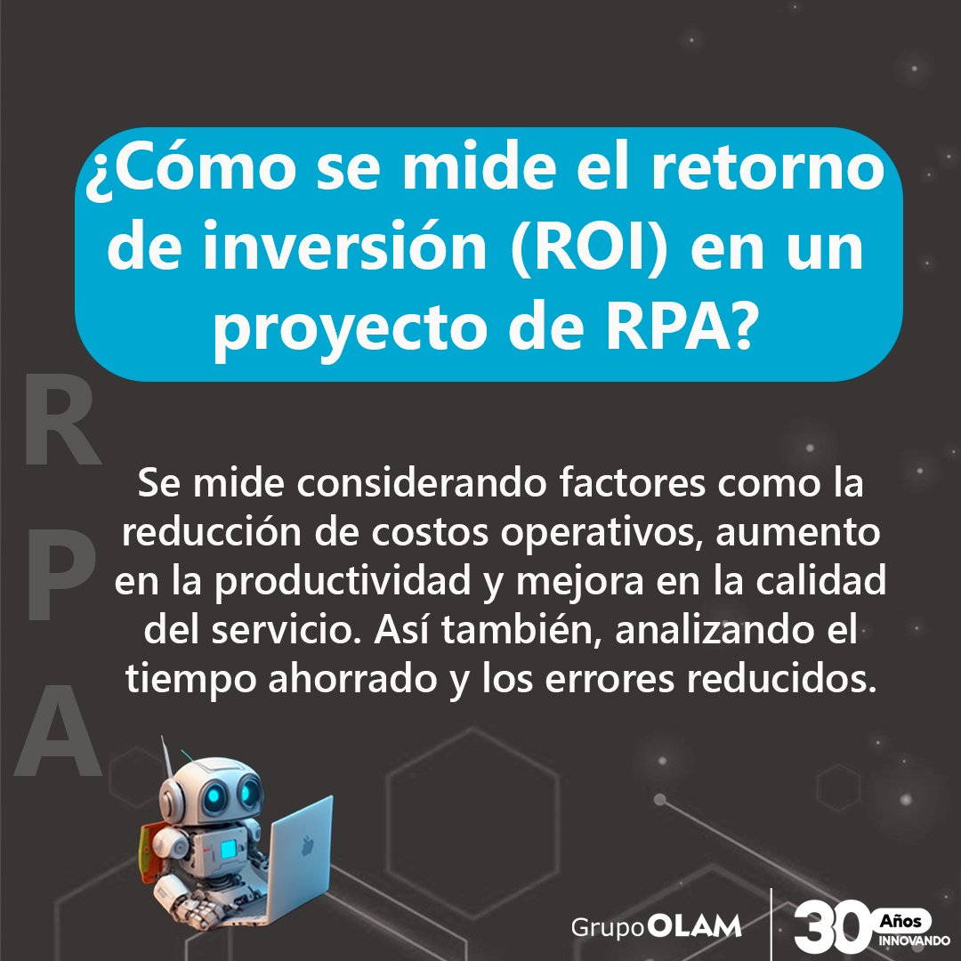 login_sa's tweet photo. ¿Quieres ver resultados reales? 💰📊 

RPA ofrece un retorno de la inversión (ROI) rápido y medible. 

¡Automatiza y optimiza tus procesos!  https://t.co/gWw09enLQq
#RPA #Futuro #Tecnología https://t.co/IPmH6xAGMD