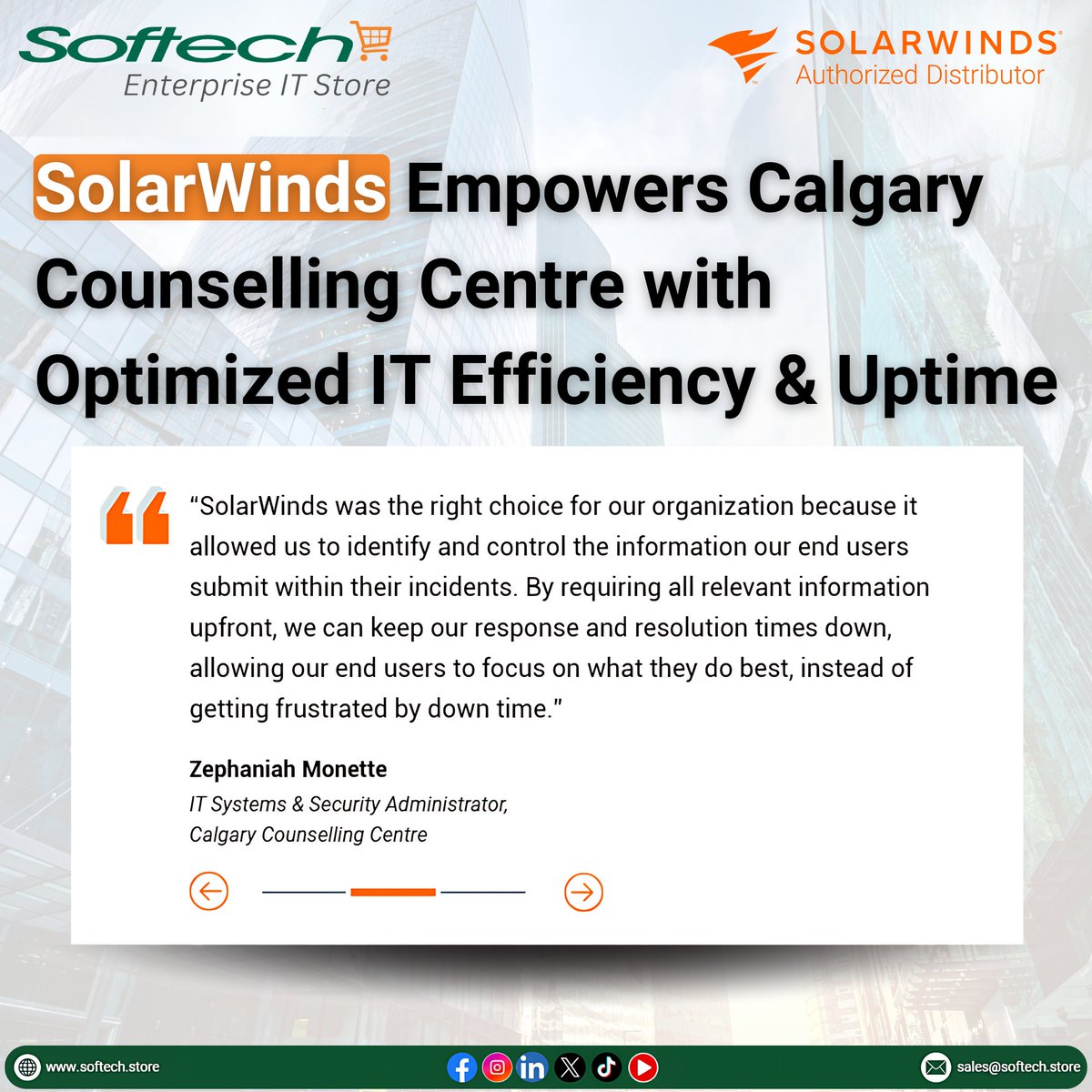 softech_store's tweet image. 🚀 Calgary Counselling Centre Optimizes IT Efficiency & Uptime with SolarWinds 🔐
Softech! Authorized Distributor of SolarWinds
📚 Learn More: softech.store
📅 Book a Consultation: softech.store/pages/book-app…
📩 Contact Us: Sales@softech.store
#SoftechStore
