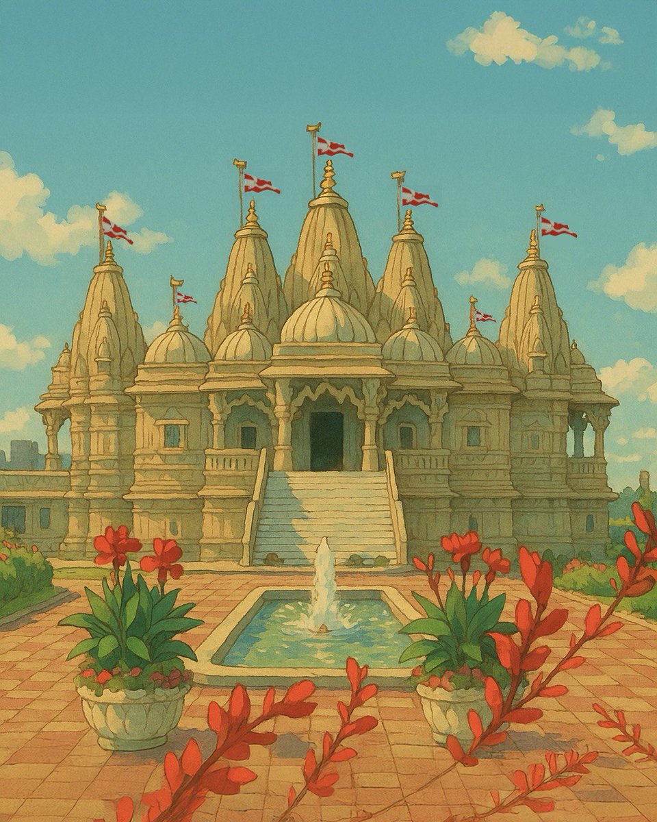The <a href="/baps_toronto/">bapstoronto</a> Mandir in Toronto is a landmark of devotion, heritage, and harmony. Built with intricate carvings and deep spiritual significance, Mandir stands as a beacon of peace for all.

<a href="/baps_toronto/">bapstoronto</a> x Studio Ghibli

#BAPSToronto #Ghibli #aigenerated #HinduMandir