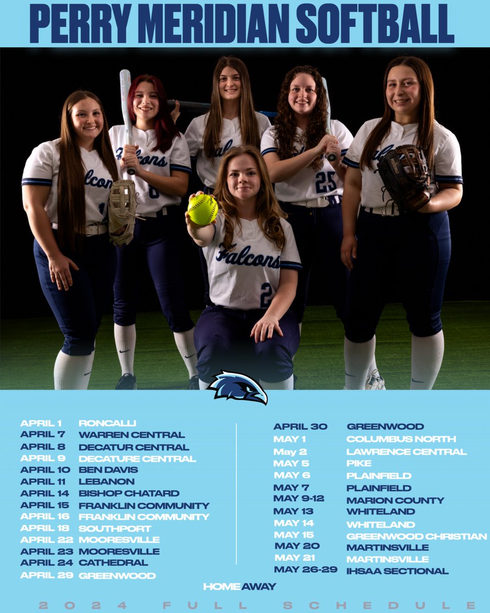 PMFalconSports's tweet image. 🔥🥎Game Day! 🥎🔥

Falcon Softball kicks off their season tonight on the road against Roncalli! This 2025 squad has been putting in the work and is ready to make some noise this season. Let’s go, Falcons! 💙💪