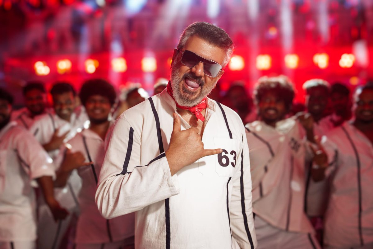 AK being in his mass vibe is CINEMA 💥💥

#GoodBadUgly Second Single #GodBlessU TRENDING on YouTube ❤‍🔥

▶️ youtu.be/oO8qqBUncXI

<a href="/anirudhofficial/">Anirudh Ravichander</a> vocals in a <a href="/gvprakash/">G.V.Prakash Kumar</a> musical 🔥
Lyrics by #Rokesh
Rap by #PaalDabba

#GoodBadUgly Grand release on 10th April, 2025 with VERA