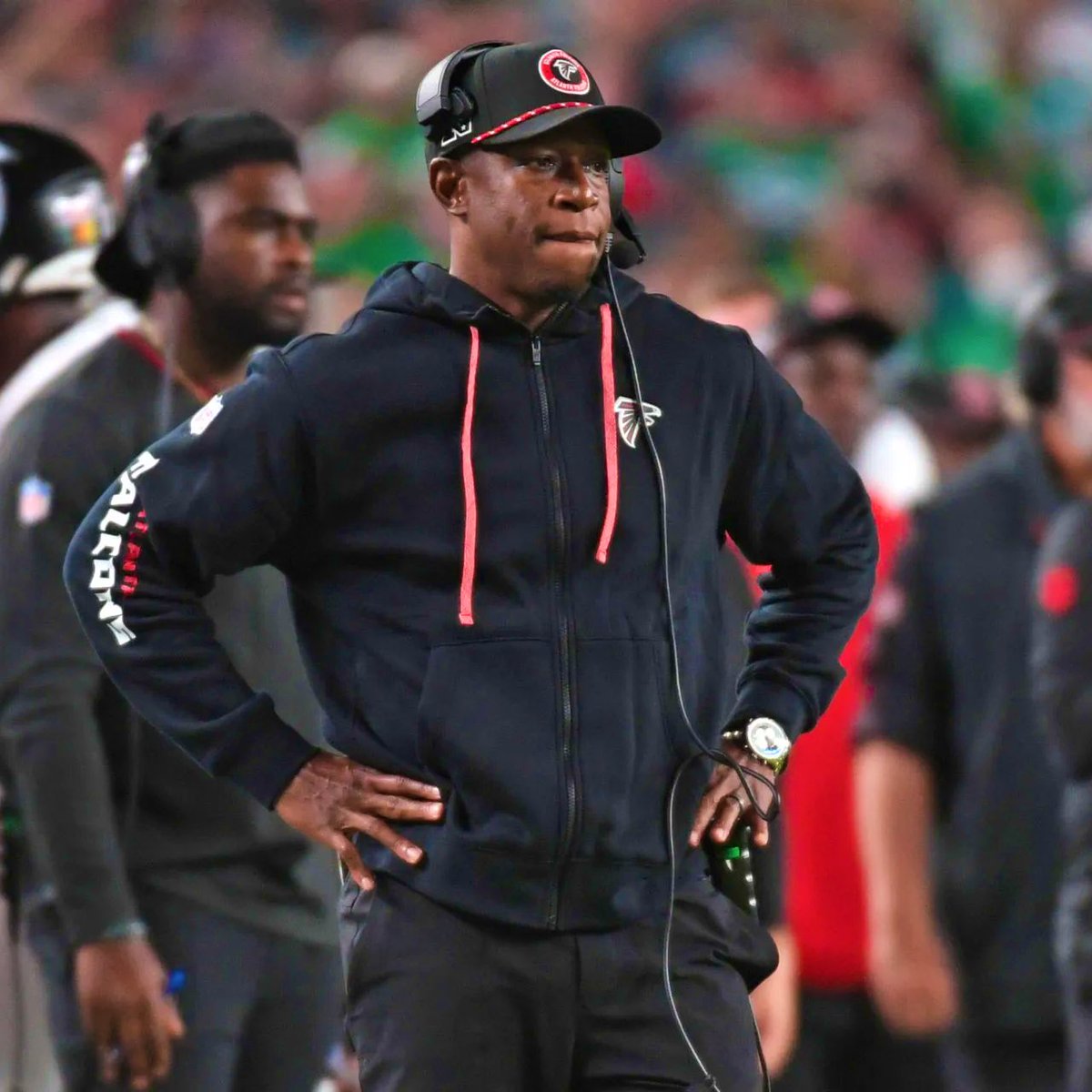 MySportsUpdate's tweet photo. #Falcons HC Raheem Morris agrees with the proposal to ban the tush-push:

“I don't like the play for what I have to do stop it.”

(via @DOrlandoAJC) https://t.co/2axHm7jp5V