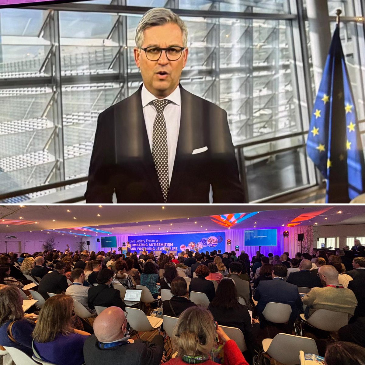 Katharina von Schnurbein (@euantisemitism) on Twitter photo "Nothing justifies antisemitism. No war, no political argument can excuse it." <a href="/magnusbrunner/">Magnus Brunner</a> today at #CSF2025
📹Watch full message here: audiovisual.ec.europa.eu/embed/player/?… "Nothing justifies antisemitism. No war, no political argument can excuse it." <a href="/magnusbrunner/">Magnus Brunner</a> today at #CSF2025
📹Watch full message here: audiovisual.ec.europa.eu/embed/player/?…