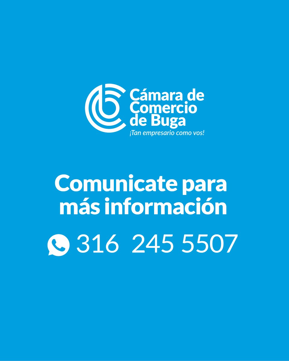 ¡Gracias por tu renovación! 

Gracias por impulsar tu crecimiento empresarial y fortalecer el tejido empresarial de la región. Renovar tu matrícula mercantil es renovar tu compromiso con el desarrollo.

✨ No olvides activar tu calendario de beneficios. 🚀

#CCBuga