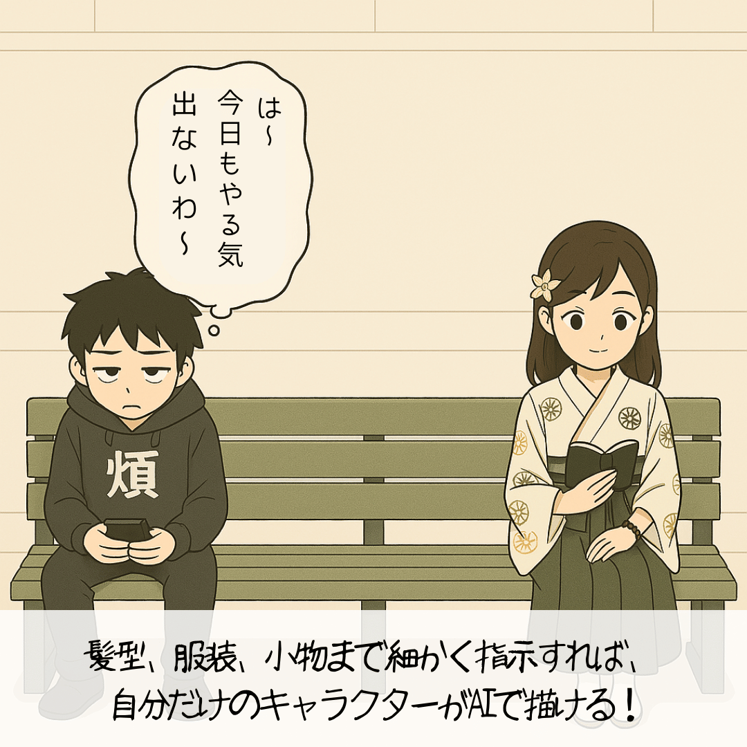hasu_no_ha's tweet photo. AIで4コマ漫画、簡単そうに見えるでしょ?
でも実は、キャラの服や表情を揃えるだけで何回もやり直し…。
AIと何十回も会話して、やっと1話が完成しました👏
でも進化が早い!1年後には誰でも漫画が作れるようになっていそうです
#ハスノハ #hasunoha
#AI漫画 #生成AI #漫画制作 https://t.co/qDACUeIXLU