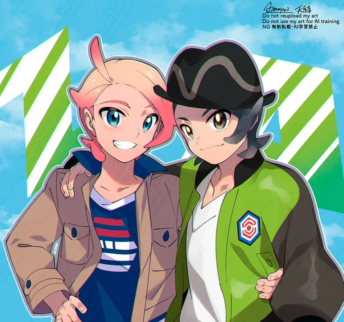 Z-Aのキョウヤ&amp;ガイくん今回の男の子主人公とライバル?友達?の男の子はかっこいいなぁ。いつもは女の子を選んでるけど、今回は主人公に男の子を選ぶか、女の子を選んでガイ君と会うかで今から悩ましい… 