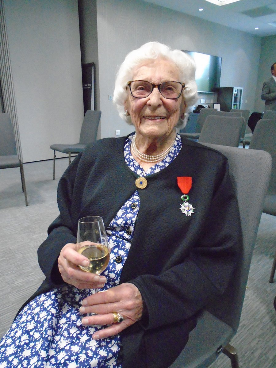 <a href="/bletchleypark/">Bletchley Park</a> After retirement she kept in touch with GCHQ, and we were delighted to see her receive the Legion d'Honneur from the French government for her wartime work.

Thank you Betty. 

[3/3]