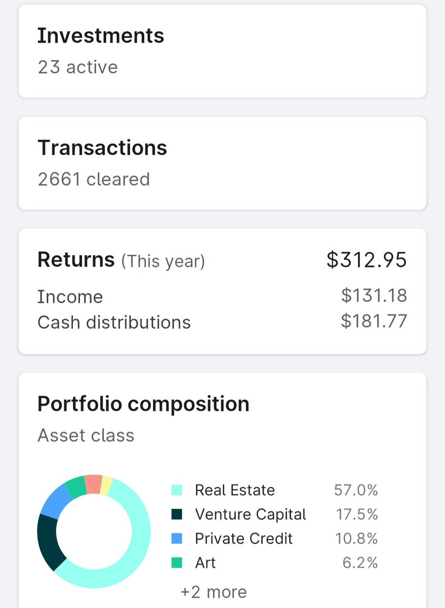 A #yieldstreet APRIL FOOLS.
Not just today—every day since 2022.
My six-figure YS account has earned $312.95 so far this year.
11 investments have paid $0 since I bought them.
Quarterly dividends? Not once
The joke’s on me, and every investor like me.  #fintec
#altinvest
<a href="/SECGov/">U.S. Securities and Exchange Commission</a>