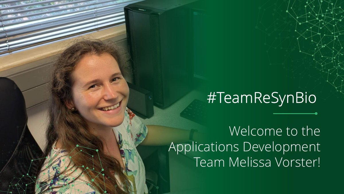 ReSyn_Bio's tweet image. Please welcome #MelissaVorster! Melissa joins the expanding applications development team, deepening our bioinformatics capacity and strengthening our R&D capabilities at #TeamReSynBio!