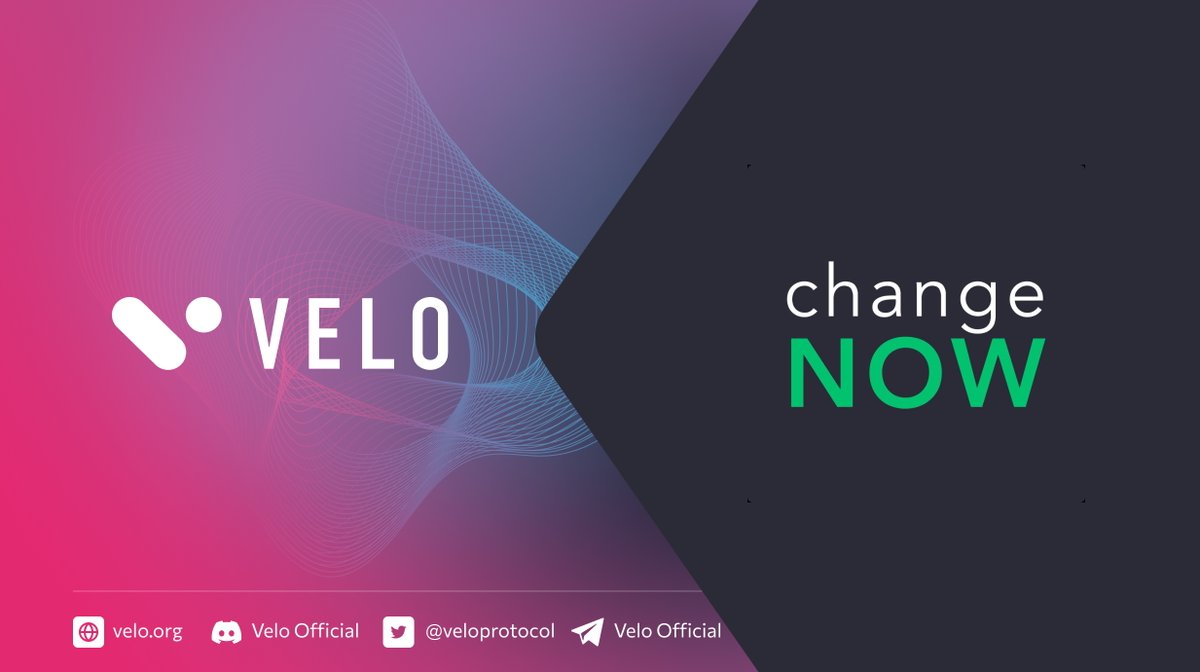 Velo is expanding its accessibility through a new integration with ChangeNOW  @ChangeNOW_io, a non-custodial crypto exchange platform supporting over 850  digital assets. Through this partnership, users can now seamlessly swap  into $VELO