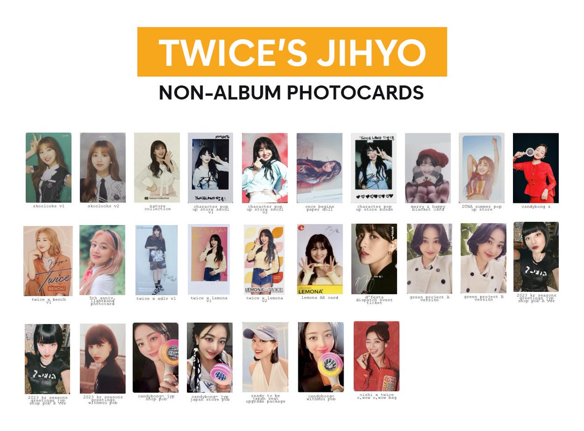 mitsuo_cart's tweet photo. Inch check

May interested ba dito? Semi rare photocards ni Jihyo? https://t.co/LDoZJpgb4V
