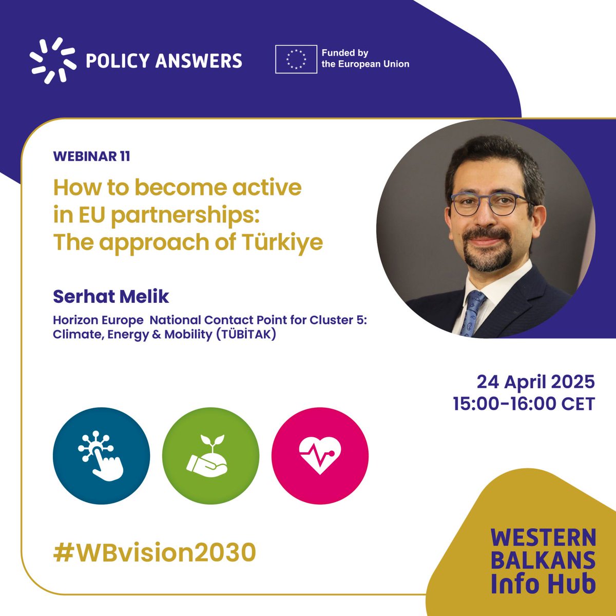 Want to learn how <a href="/Tubitak/">TÜBİTAK</a> supports national stakeholders in Türkiye to get involved in Horizon Europe collaborations? Gain insights into Türkiye’s approach to EU partnerships. 

Register for this webinar: bit.ly/4ioBTqO